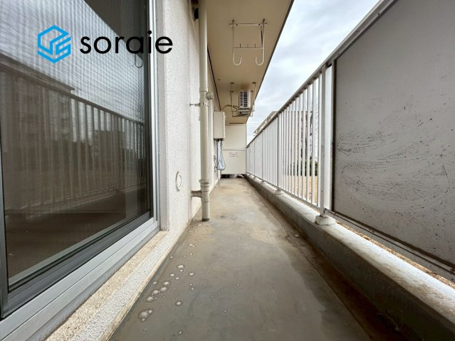 狭山台団地２街区のバルコニー|1月20日撮影