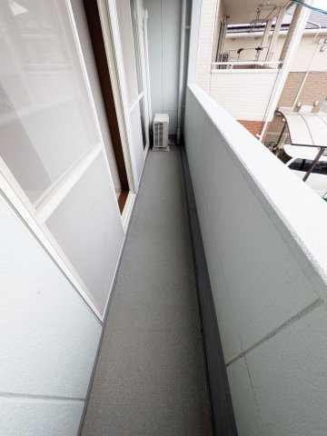 エスポワール祇園Aのバルコニー