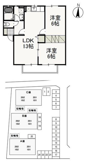ベリーオーライ　Ｃの間取り