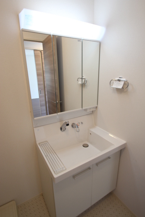 桜　A棟の洗面所