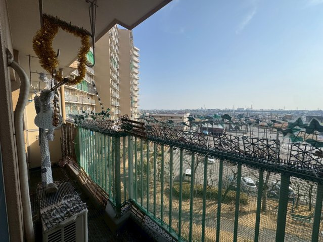 -三丁目不動産-　ダイアパレスビッグウィング深谷のバルコニー