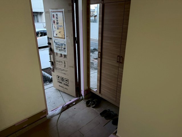 川越市仙波町3丁目3期　新築一戸建て　1号棟の玄関|撮影済み