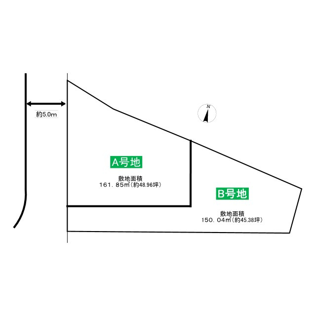 箕面市粟生新家５丁目　土地