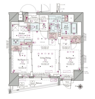 【間取り】 | コンシェリア東京　HIGASHIJIJO RESIDENCE