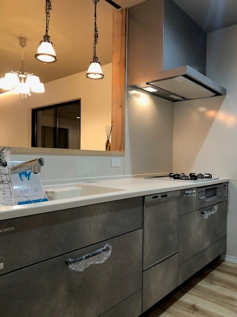 梶町１のキッチン|間取りによっては色々なカウンターキッチンも可能です。