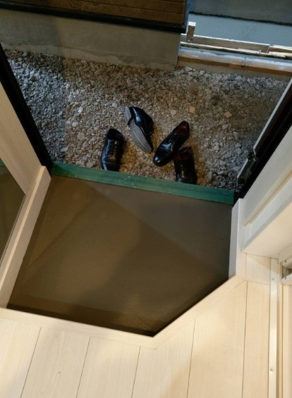 エクラールの玄関