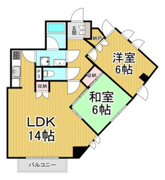 シロハイヌ門戸の間取り