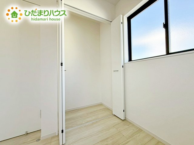 【収納】 | 水戸市元吉田町5期　新築戸建　1号棟 | 全室にクローゼットが付いていて、お部屋の住空間もスッキリ広々つかえそうです(^^)/