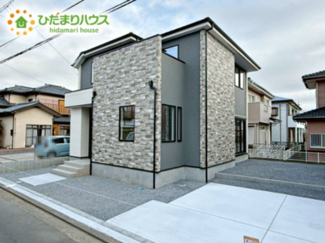 【外観】 | 水戸市元吉田町5期　新築戸建　1号棟 | 日当たり良好の物件です！