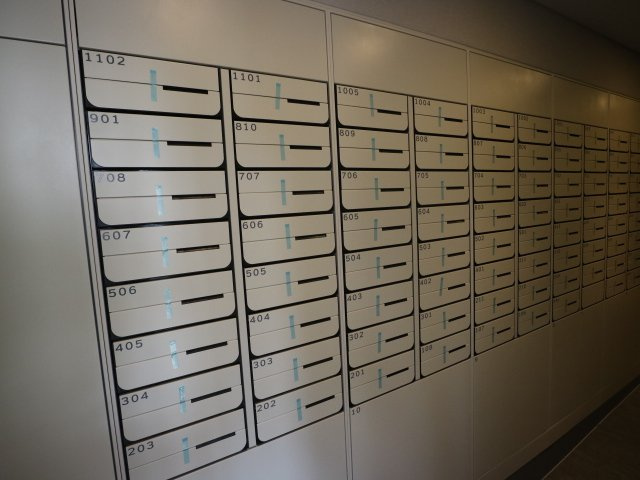 プラウドフラット門前仲町Ⅴの設備|メールボックス　※参考写真