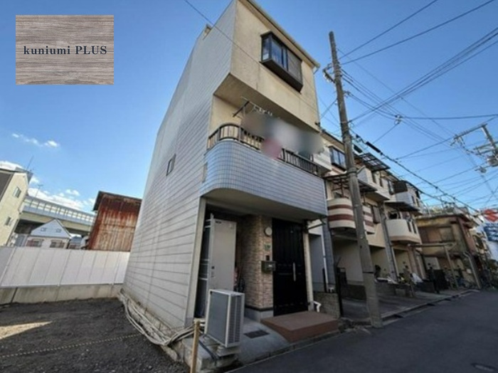 大阪市都島区毛馬町1丁目の前面道路含む現地写真