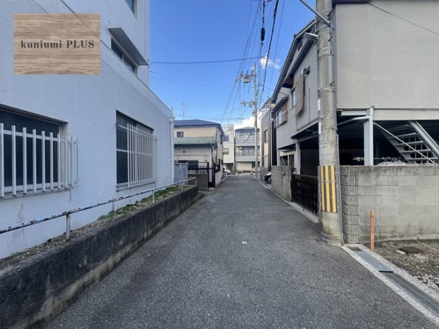 豊中市三和町4丁目の前面道路含む現地写真