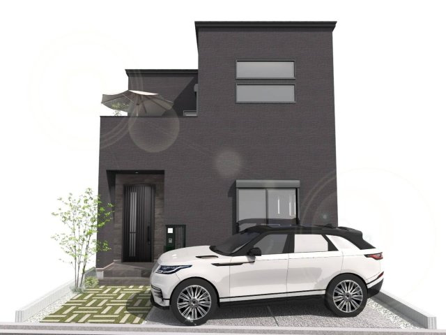 豊中市三和町4丁目の外観パース