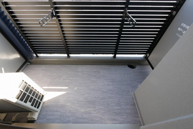 グランカリテ大正ドマーニのバルコニー