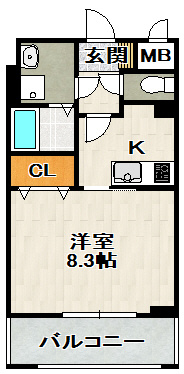 エクセル宝塚の間取り
