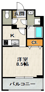 エクセル宝塚の間取り