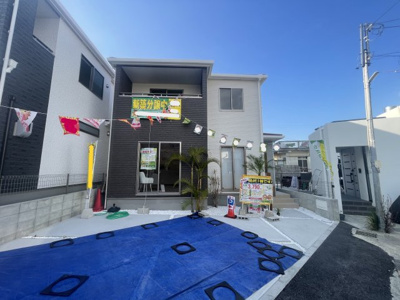 【外観】 | 南風原町照屋（全2棟）ラストB号棟 | B号棟　並列駐車3台可♪