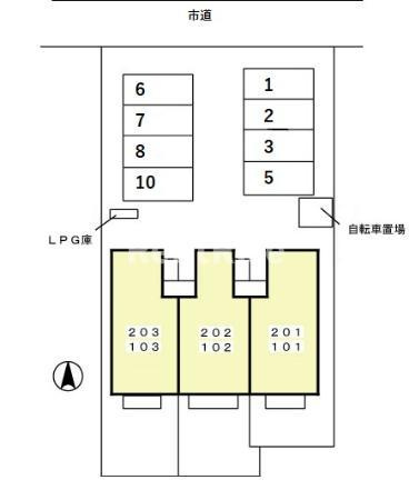 エスペランサ住吉の区画図