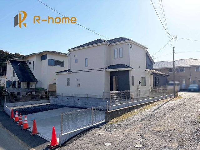 水戸市見川3丁目　新築戸建て　A号棟の外観|ご予約を頂ければ、『平日』はもちろん『早朝』や『夜間』もご見学可能です♪お気軽にお申し付けください♪