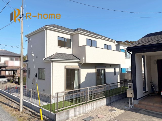 水戸市見川3丁目　新築戸建て　A号棟の外観|建物完成いたしました！ご予約で『平日』や『夕方』などでもご見学可能です！