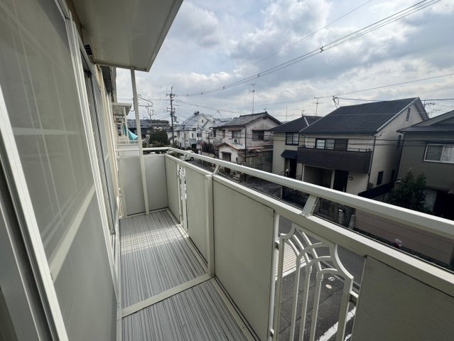 サンライズ曽根西ハイツのバルコニー