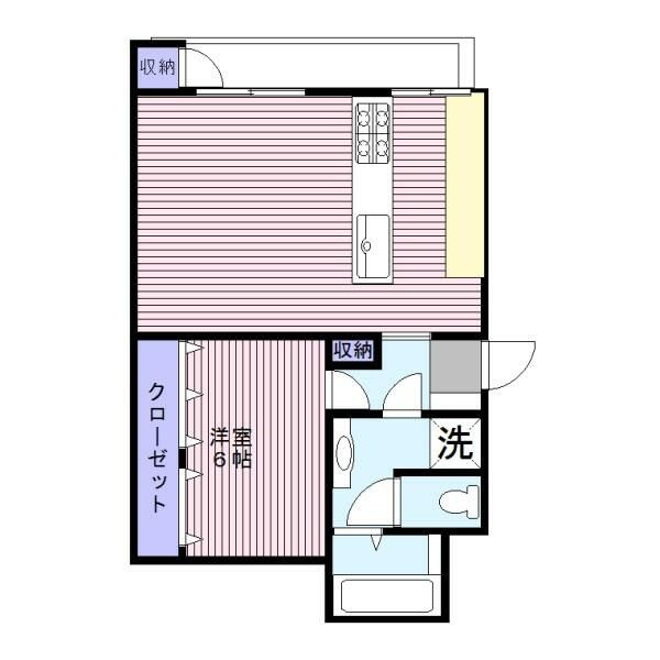 白金今里アパートの間取り
