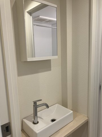 川崎市多摩区枡形３丁目のアパートの洗面所