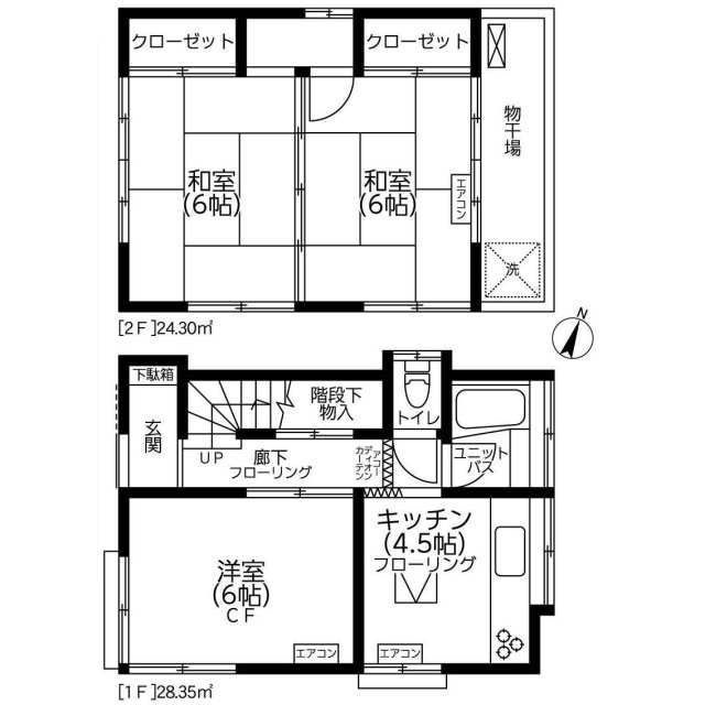 八広２丁目戸建ての間取り