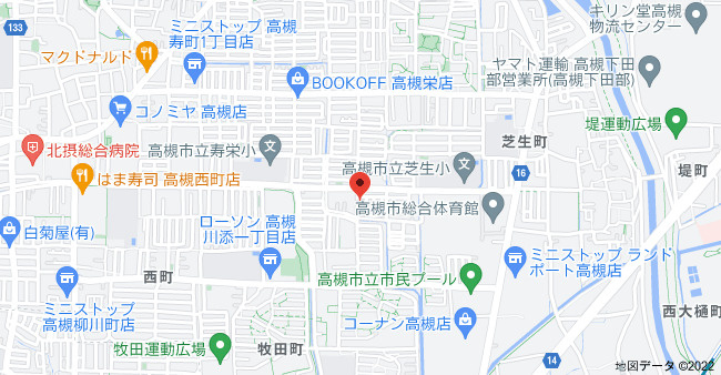 シエテ高槻IIの地図