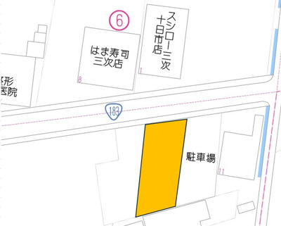 【地図】 | 十日市西六丁目貸地