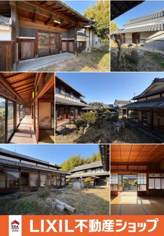 【外観】 | 北葛城郡上牧町大字上牧　中古戸建 | ＼約565坪の敷地に広がる和の原風景／中庭を囲む情緒ある建物配置♪◆近鉄田原本線『池部』駅徒歩約26分♪