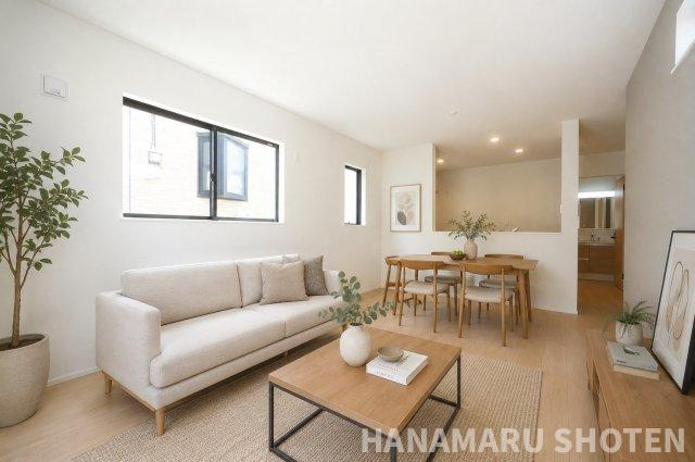 新築　千葉市中央区葛城の居間・リビング|＊当日ご案内可＊ご希望の物件まとめてご案内！弊社が掲載していない物件でもOK♪お気軽にご相談ください ♪お電話でのお問合わせがスムーズ♪