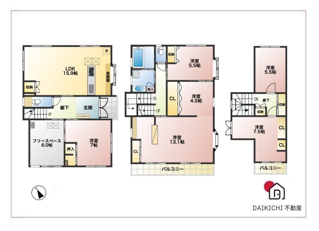 【間取り】 | 深谷市田谷　中古戸建