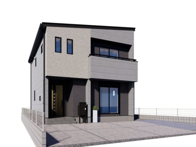 【外観パース】 | 北本市中丸7丁目　新築戸建　全14棟　7号棟 | 7号棟