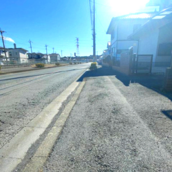 中古戸建　野田市西三ケ尾の前面道路含む現地写真