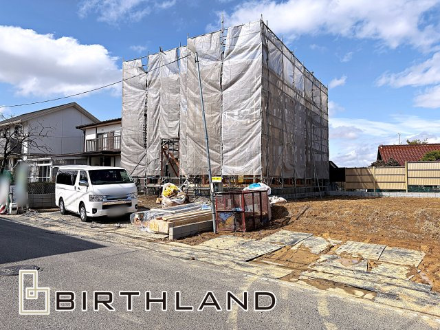 新築戸建・新築建売　郡山市安積町笹川　安積第三小・安積第二中の外観|現在建築中です！国道4号線へのアクセス良好な立地！お気軽にお問い合わせください♪