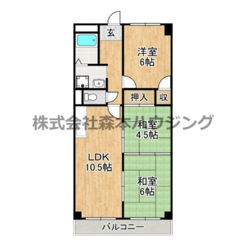 【間取り】 | 　プランドール・メゾン