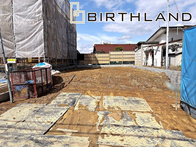 新築戸建・新築建売　郡山市安積町笹川　安積第三小・安積第二中の外観|【2号棟】現在建築中です！2026年10月完成予定！