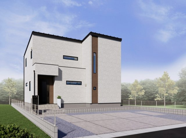 【外観パース】 | 行田市大字谷郷　新築戸建　全2棟　2号棟 | 2号棟