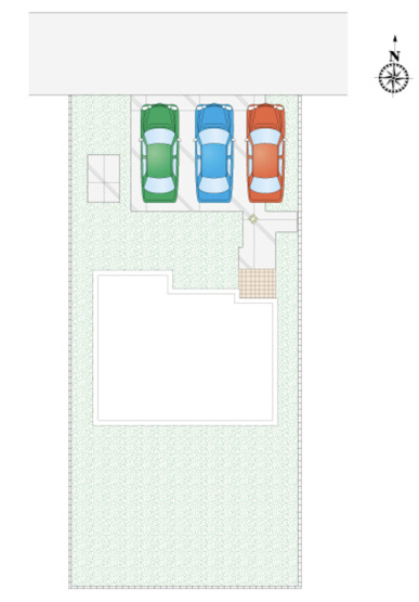 【区画図】 | 行田市大字谷郷　新築戸建　全2棟　2号棟