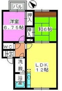 メロディハイツ永隈の間取り|※図面と現況が異なる場合は現況を優先します。
