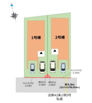 【区画図】 | 福岡市南区井尻4丁目1期　2号棟（全2棟）【仲介手数料無料・0円】 | 区画図です。2号棟
