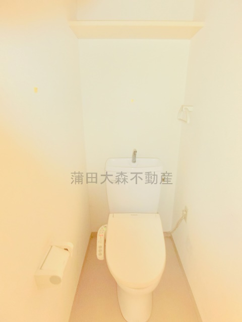 ライオンズマンション西蒲田のトイレ|温水洗浄便座付きのトイレ　