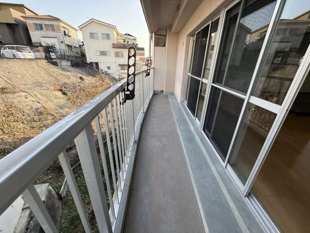 千里泉マンションⅠのバルコニー