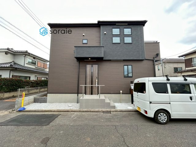 入間市扇台11期　新築戸建　グラファーレの外観|令和8年1月29日撮影。