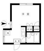 フローリングのワンルーム！