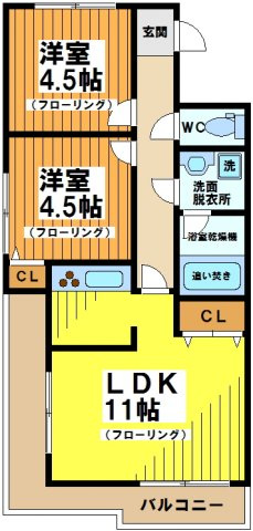 マンション第一明大前の間取り