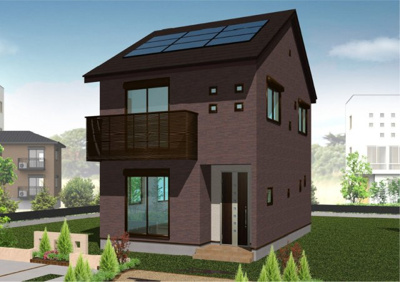 【外観パース】 | 前原西3丁目戸建B棟