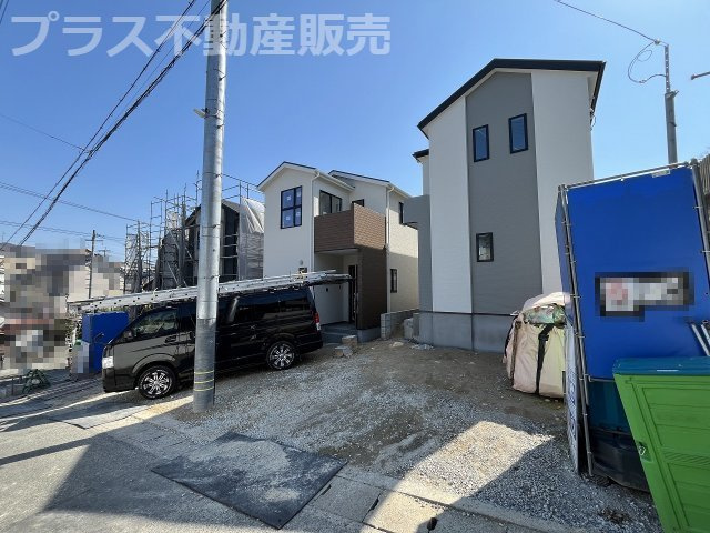 【外観】 | 福岡市南区長住1丁目2期　1号棟（全4棟）【仲介手数料無料・0円】 | 完成イメージの外観パースです。