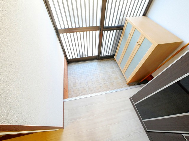 南永井町戸建の玄関|シンプルで使いやすい玄関です